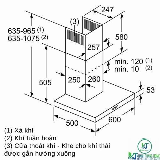 MÁY HÚT MÙI GẮN TƯỜNG BOSCH DWB66DM50B SERIE 4 NGANG 60CM - 15