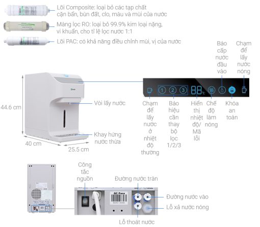 Máy lọc nước RO Aosmith AR75-A-S-H1 - 3