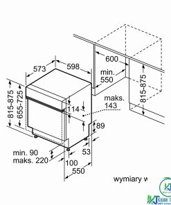 MÁY RỬA BÁT BÁN ÂM BOSCH SMI68NS07E SERIE 6 13 BỘ - 28 MÁY RỬA BÁT BÁN ÂM BOSCH SMI68NS07E SERIE 6 13 BỘ - 27