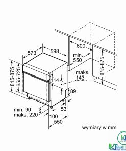 MÁY RỬA BÁT ĐỘC LẬP BOSCH SMS25EI00G SERIE 2 13 BỘ - 28 MÁY RỬA BÁT ĐỘC LẬP BOSCH SMS25EI00G SERIE 2 13 BỘ - 27