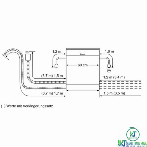 MÁY RỬA BÁT ĐỘC LẬP BOSCH SMS68TI02E SERIE 6 13 BỘ - 15