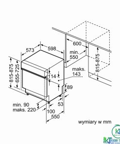 MÁY RỬA BÁT BOSCH ĐỘC LẬP SMS68TW06E SERIE 6 14 BỘ - 32 MÁY RỬA BÁT BOSCH ĐỘC LẬP SMS68TW06E SERIE 6 14 BỘ - 31