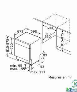 MÁY RỬA BÁT BÁN ÂM BOSCH SMU46GS01E SERIE 4 12 BỘ - 26 MÁY RỬA BÁT BÁN ÂM BOSCH SMU46GS01E SERIE 4 12 BỘ - 25