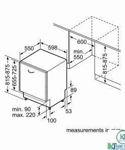 MÁY RỬA BÁT ÂM TỦ BOSCH SMV46MX03E SERIE 4 14 BỘ - 38 MÁY RỬA BÁT ÂM TỦ BOSCH SMV46MX03E SERIE 4 14 BỘ - 37