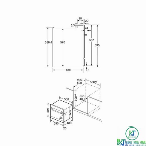 MÁY RỬA BÁT MINI ÂM TỦ BOSCH SCE52M65EU SERIE 6 8 BỘ - 13