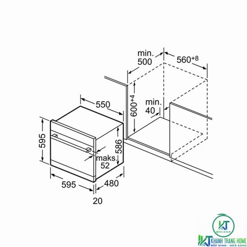MÁY RỬA BÁT MINI ÂM TỦ BOSCH SCE52M65EU SERIE 6 8 BỘ - 17