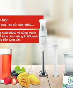 MÁY XAY CẦM TAY BOSCH MSM26130 CLEVERMIXX 600W TRẮNG XÁM - 41