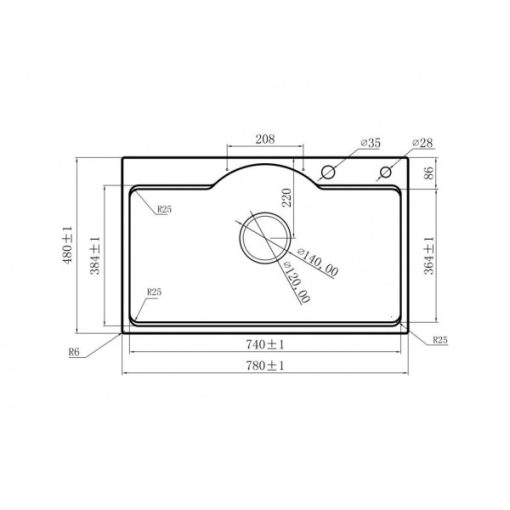 Chậu rửa chén Maadela MDS-7848DB1 - 5
