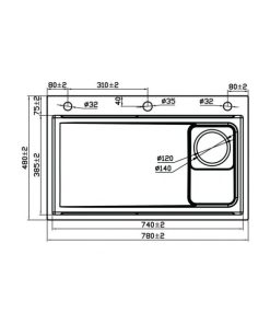 Chậu rửa chén Maadela MDS-7848DR1 - 13
