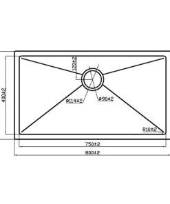 Chậu rửa chén Maadela MDS-8045DR - 16 Chậu rửa chén Maadela MDS-8045DR - 15