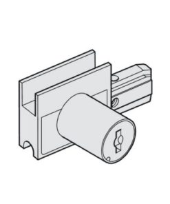 Miếng che cuối có khóa và khe kính Hafele 233.02.420