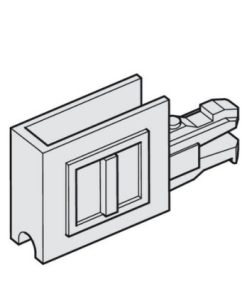 Miếng che cuối ( có tay nắm, loại kín) Hafele 415.13.170