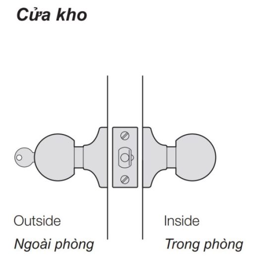 Khóa tròn cho cửa kho Häfele 911.64.270 - 3