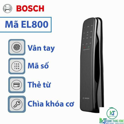 KHÓA ĐIỆN TỬ BOSCH EL800 ELITE SMART LOCK - Màu sắc: Đen nhám - 5