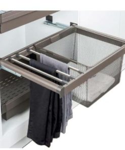 Móc treo quần có rổ Häfele 800mm màu trắng 807.95.831