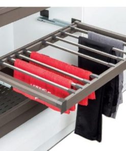 Móc treo quần Häfele 600mm màu nâu 807.95.121