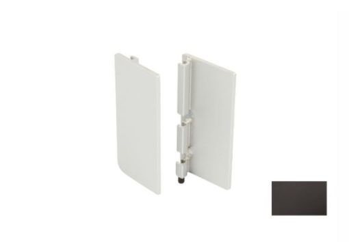 Nắp che – Tay nắm Gola chữ J màu đồng đen Hafele 126.36.180 - 1