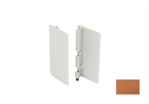 Nắp che – Tay nắm Gola chữ J màu vàng hồng Hafele 126.36.880 - 1