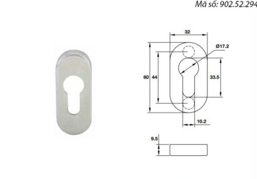 Nắp chụp ruột khoá Häfele 902.52.294 - 1