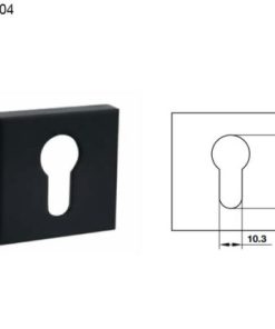 Nắp chụp ruột khóa Hafele màu đen 903.58.204