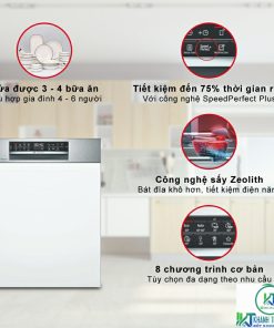 MÁY RỬA BÁT BOSCH SERIE 6 SMI6ZCS49E BÁN ÂM SẤY ZEOLITH - 58 MÁY RỬA BÁT BOSCH SERIE 6 SMI6ZCS49E BÁN ÂM SẤY ZEOLITH - 57