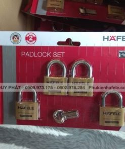 Bộ 3 ổ khóa treo Häfele còng 8mm 482.01.975 - 5