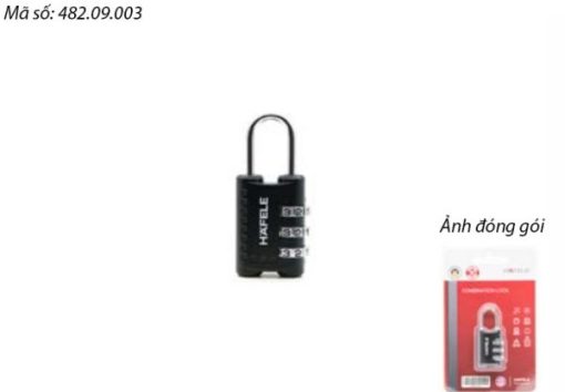 Ổ khoá số du lịch DIY Häfele 482.09.003 - 1