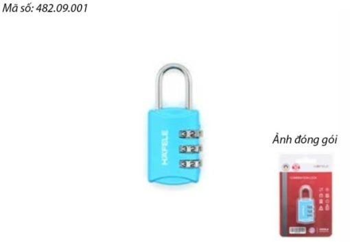 Ổ khoá số du lịch DIY Häfele 482.09.001 - 1
