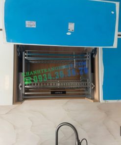 Giá bát nâng hạ Hafele kèm ống đựng đũa 800mm 504.76.142 - 13