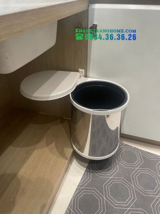 Thùng rác vỏ bằng inox Hailo Häfele 502.12.023 - 9