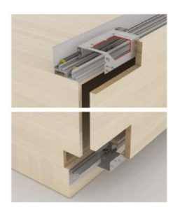 Phụ kiện cửa trượt 2 cánh Hafele 406.78.026