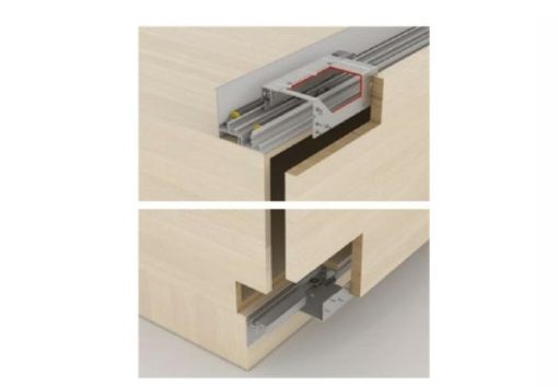 Phụ kiện cửa trượt 3 cánh Hafele 406.78.037 - 1