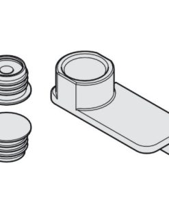 Giữ cửa nam châm cho cửa phẳng lắp trần hoặc từ bề mặt, có kèm dụng cụ khoan Hafele 408.30.229