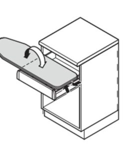 Bàn để ủi đồ Hafele Ironfix dạng xếp mở 568.60.964 - 11