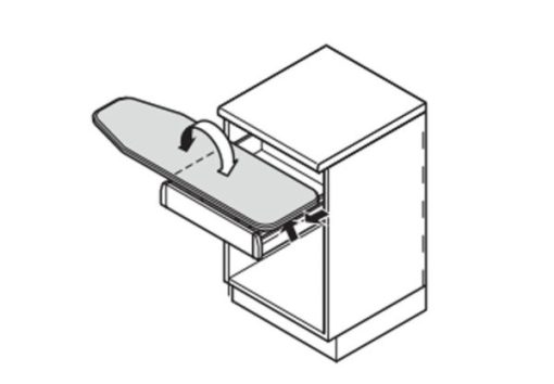 Bàn để ủi đồ Hafele Ironfix dạng xếp mở 568.60.964 - 3