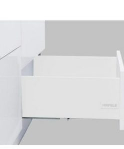 Ray hộp Alto-S màu trắng mờ, cơ cấu nhấn mở, chiều cao 170mm Hafele 552.36.755