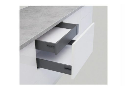 Ray hộp Inner Alto-S màu xám đậm, chiều cao 80mm Hafele 552.55.320 - 1
