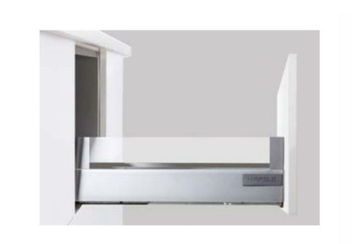 Ray hộp Alto với thành kính H199 màu trắng mờ, chiều dài 500 mm Hafele 552.03.795 - 1