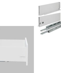 Ray hộp Hafele S4 chức năng nhấn mở Màu Trắng 552.55.705