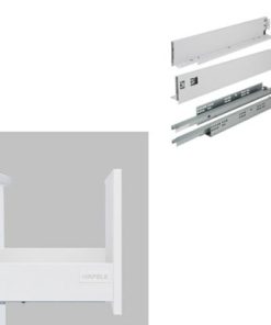 Ray hộp Hafele X1 chức năng nhấn mở màu trắng 552.35.735