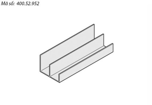 Ray đôi dẫn hướng dưới 2500mm Häfele 400.52.952 - 1