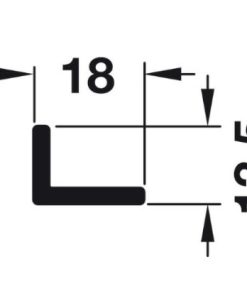 Ray trượt trên dài 3000 mm Hafele 940.42.930