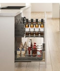 Rổ kéo để chai lọ OMERO MULTI Hafele 350mm 595.00.804