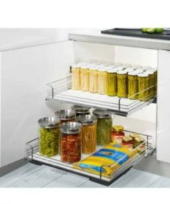 Rổ kéo lọt lòng, cửa bản lề rộng Kessebohmer 500mm Arena style 540.26.665