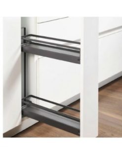 Rổ kéo để gia vị 2 tầng 150mm Häfele Anthracite 549.24.620