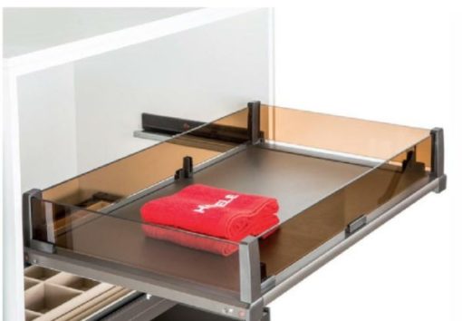 Rổ kéo bằng kính Häfele 800mm màu trắng 807.95.873 - 1