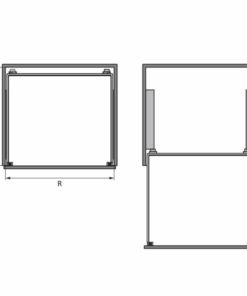 Rổ kéo để chén đĩa Cucina 900mm Hafele 549.08.208 - 13