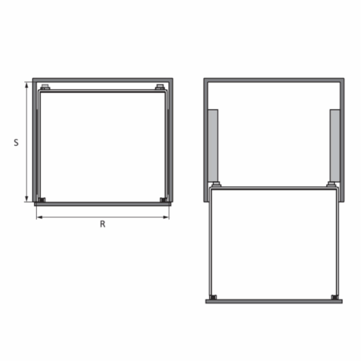 Rổ kéo để chén đĩa Cucina 900mm Hafele 549.08.208 - 5