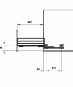 Rổ kéo để chén đĩa Cucina 900mm Hafele 549.08.208 - 11