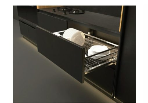 Rổ kéo để chén đĩa Cucina 800mm Mạ Chrome 549.08.207 - 1